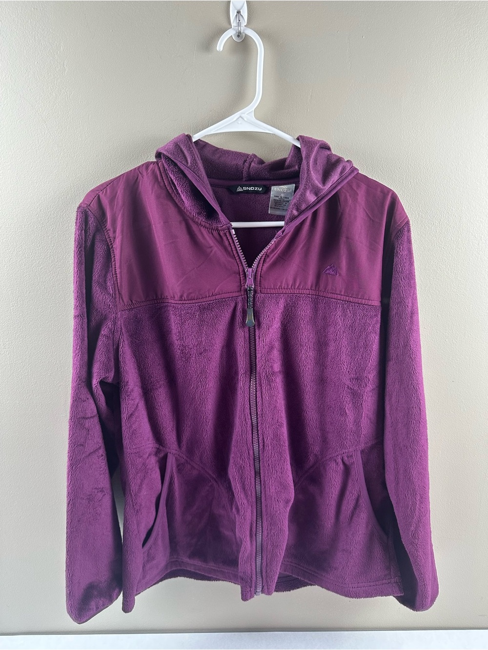 Snozu Women's Hooded Full-Zip Jacket - Plum